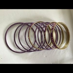 Indian style metal bangles